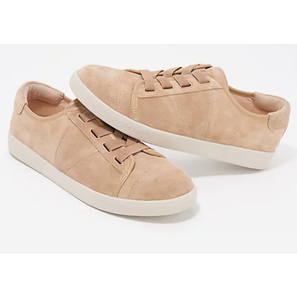 NWOT Vionic Women's Suede Water Resistant Cupsole Sneaker Sz 6.5 W